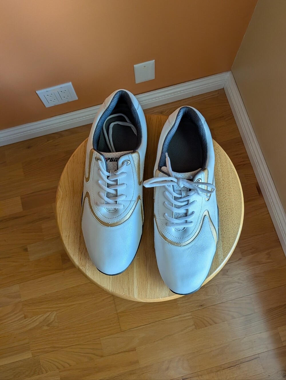 PGM Men's White Golf Sneakers Size 10